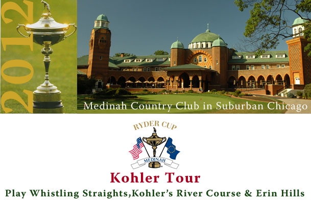Play Whistling Straights,Kohler�s River Course & Erin Hills